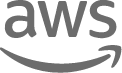 Logo AWS gris